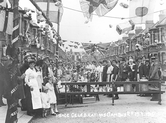 1919 Peace Celebrations Cambus Road, Canning Town.