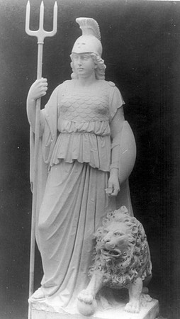 West Ham Town Hall. Statue of Britannia.